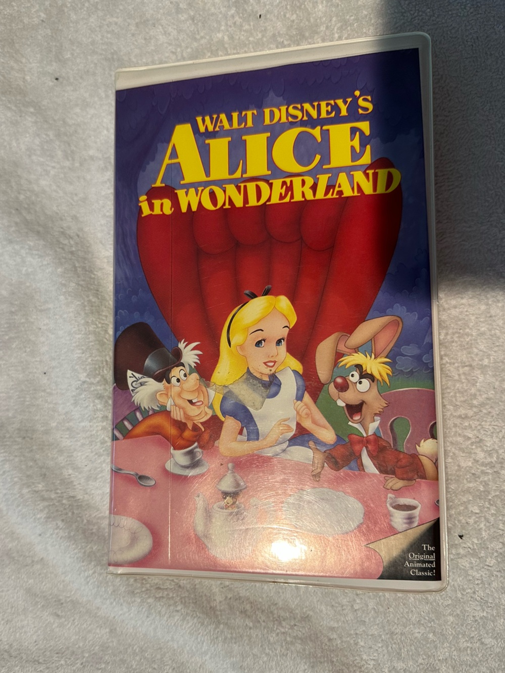 Disney Alice in Wonderland VHS The Classics black diamond